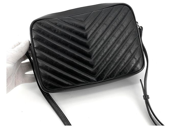 Saint Laurent Borsa a tracolla per fotocamera Nero - vista 3