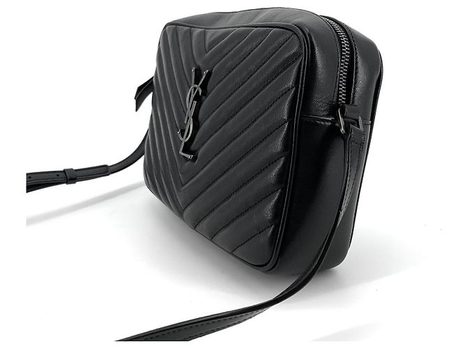 Saint Laurent Borsa a tracolla per fotocamera Nero - vista 4