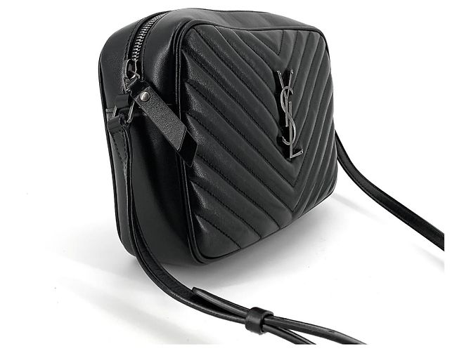 Saint Laurent Borsa a tracolla per fotocamera Nero - vista 5