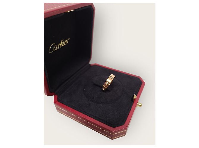 Cartier Rose Gold Diamond Love Ring Pink - Ansicht 3