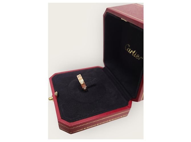 Cartier Rose Gold Diamond Love Ring Pink - Ansicht 4