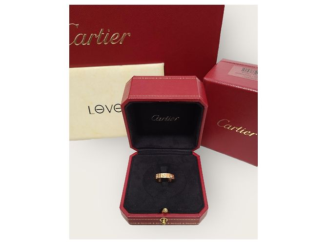 Cartier Rose Gold Diamond Love Ring Pink - Ansicht 5