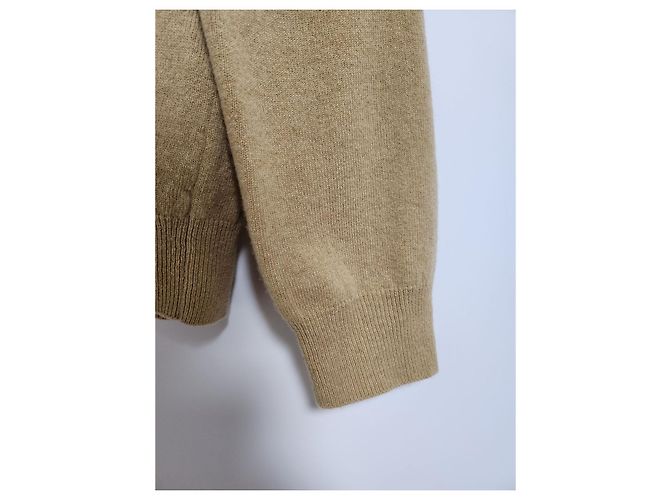 Comme Des Garcons Strickware für Herren beige und schwarz mit Patch Braun - Ansicht 5