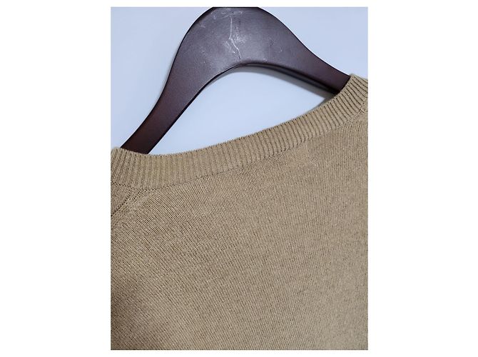 Comme Des Garcons Strickware für Herren beige und schwarz mit Patch Braun - Ansicht 7