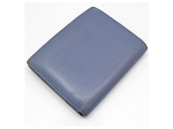 Fendi Blauer Bifold-Geldbeutel aus Leder - Ansicht 4