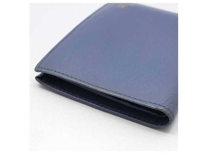 Fendi Blauer Bifold-Geldbeutel aus Leder - Ansicht 6