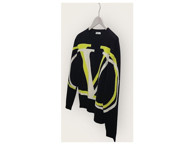 Valentino Rundstrick Black Neon Garavani Schwarz - Ansicht 2