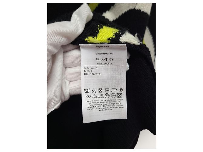 Valentino Rundstrick Black Neon Garavani Schwarz - Ansicht 5
