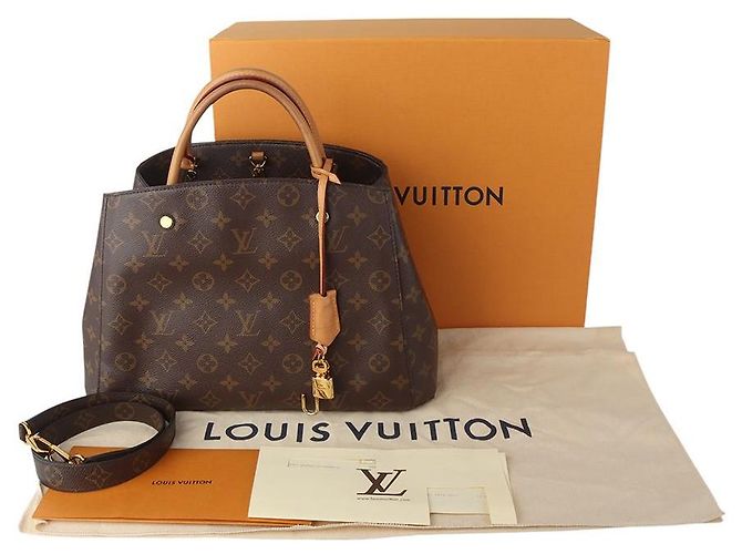 Louis Vuitton Borsa a Spalla Monogram Montaigne MM Multicolore - vista 8