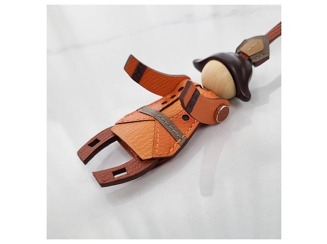 Hermès Accesorio para bolso Charm Orange Naranja - vista 7