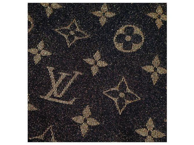 Louis Vuitton Gilet con Cappuccio Monogram Lurex Marrone - vista 3