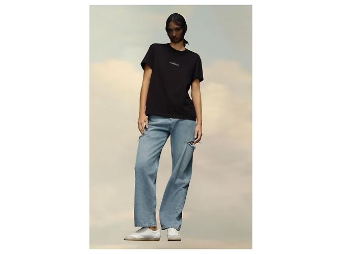 Maison Martin Margiela T-shirt Maison Margiela con logo distorto Nero - vista 17
