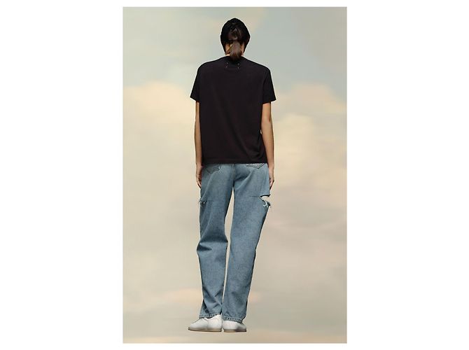 Maison Martin Margiela T-shirt Maison Margiela con logo distorto Nero - vista 9