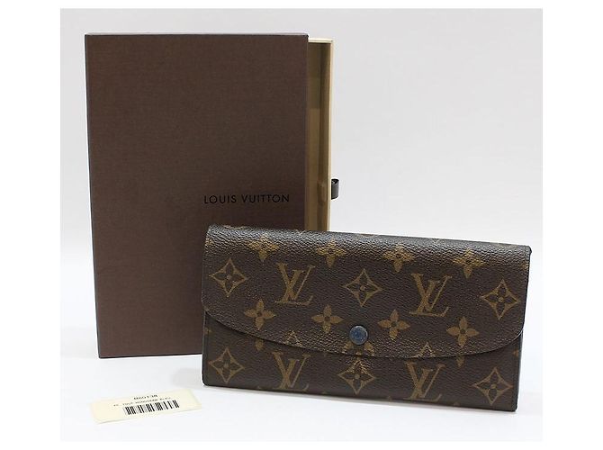 Louis Vuitton Cartera Larga Emily en Monogram Canvas Azul - vista 2
