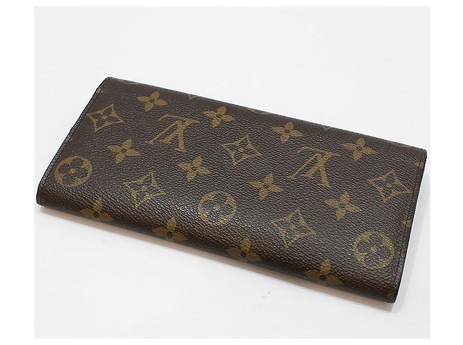 Louis Vuitton Cartera Larga Emily en Monogram Canvas Azul - vista 4