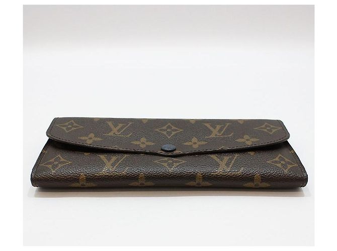 Louis Vuitton Cartera Larga Emily en Monogram Canvas Azul - vista 5