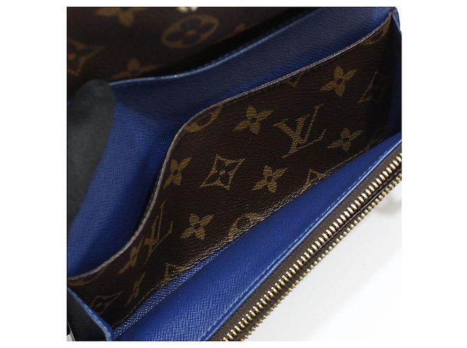 Louis Vuitton Cartera Larga Emily en Monogram Canvas Azul - vista 8