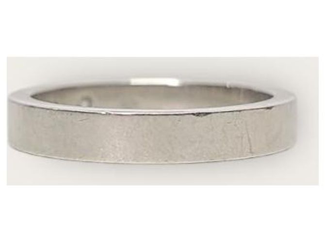 Cartier Fede nuziale in platino e diamanti Argento - vista 2