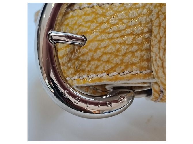 Céline Borsa Hobo in Jacquard Triomphe Marrone - vista 21