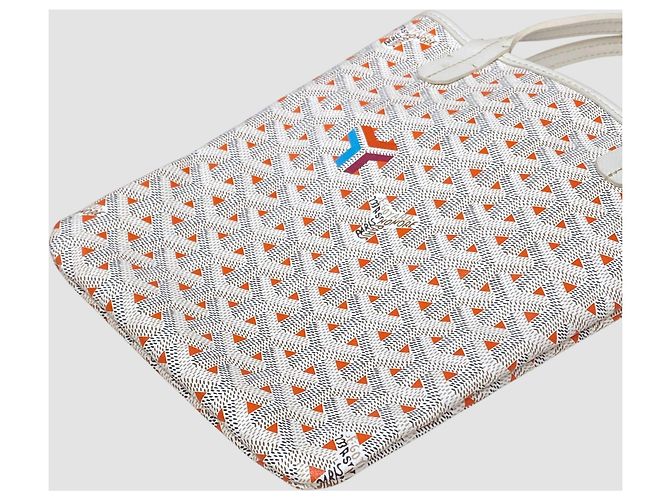 Goyard Borsa Tote Poitier White Bianco - vista 4