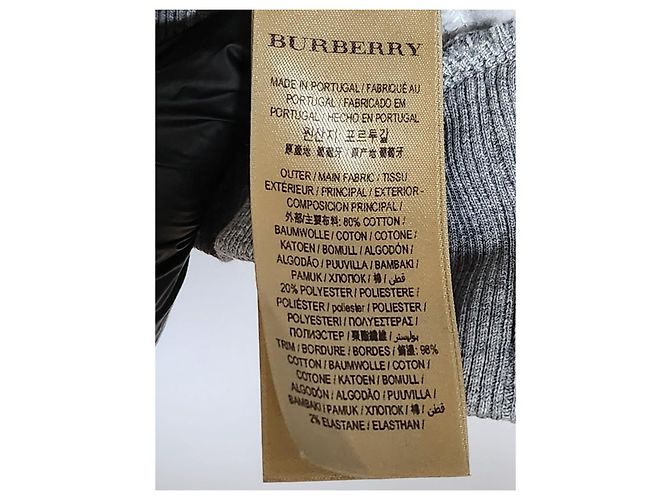 Burberry Felpa grigia con ricamo da uomo Marrone - vista 5