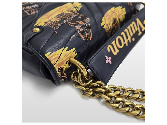 Louis Vuitton Borsa a Catena New Wave MM Edizione Limitata Blu - vista 10