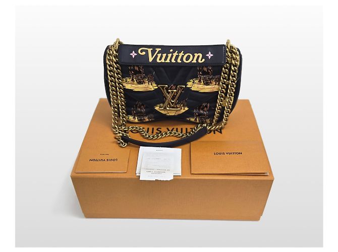 Louis Vuitton Borsa a Catena New Wave MM Edizione Limitata Blu - vista 12