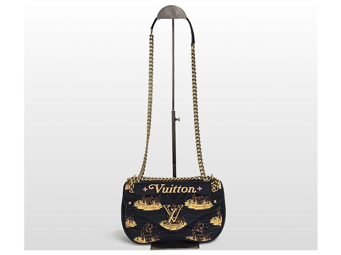 Louis Vuitton Borsa a Catena New Wave MM Edizione Limitata Blu - vista 15