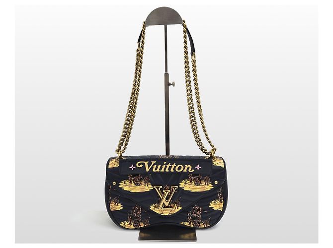 Louis Vuitton Borsa a Catena New Wave MM Edizione Limitata Blu - vista 2