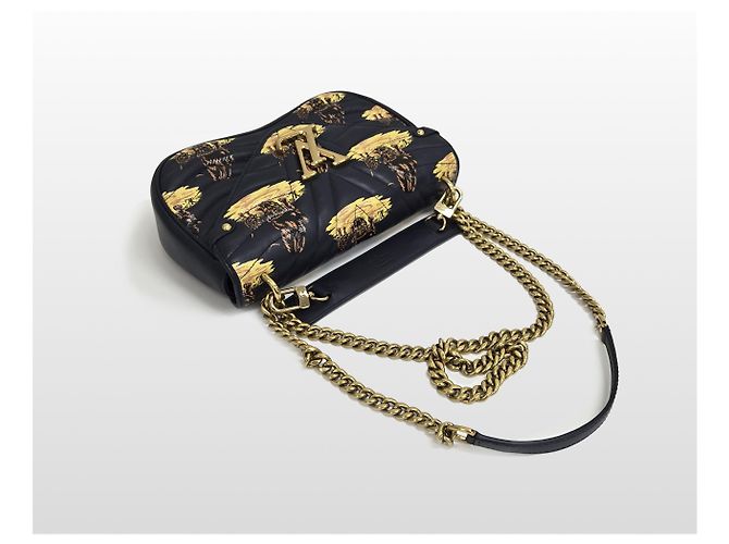 Louis Vuitton Borsa a Catena New Wave MM Edizione Limitata Blu - vista 5