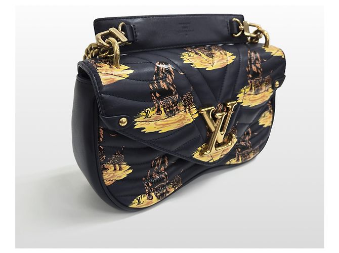 Louis Vuitton Borsa a Catena New Wave MM Edizione Limitata Blu - vista 9