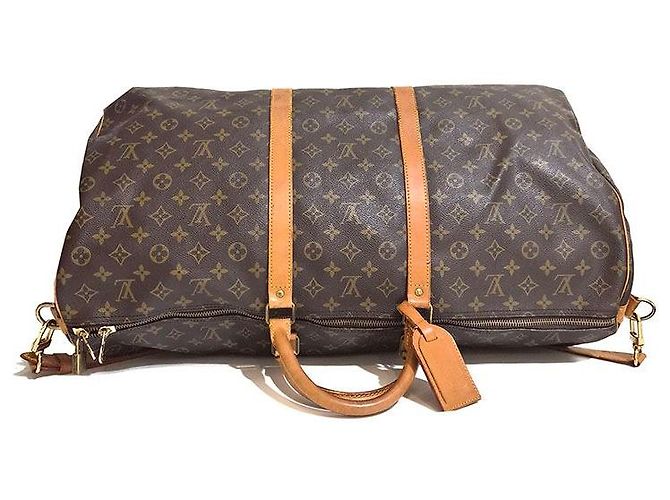 Louis Vuitton Monogram Bandoulière Keepall Marrone - vista 6