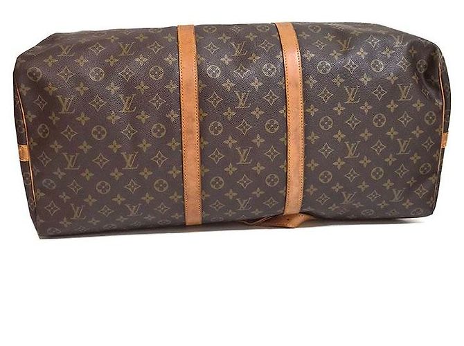 Louis Vuitton Monogram Bandoulière Keepall Marrone - vista 7