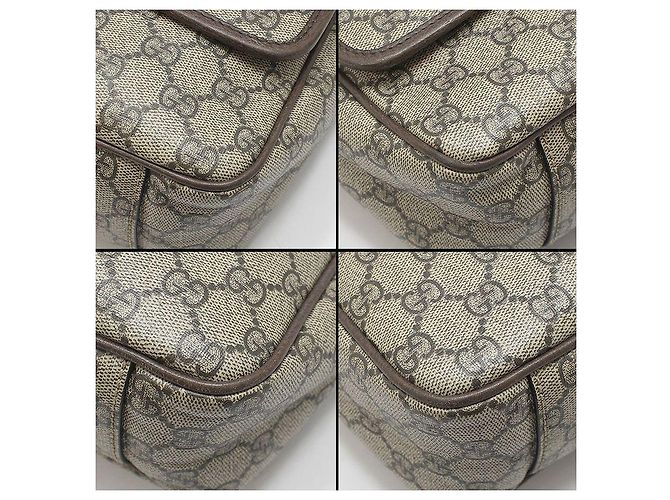 Gucci Borsa a tracolla Ophidia Medium Messenger Crossbody Marrone - vista 12