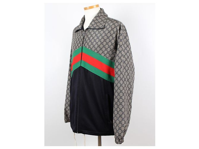Gucci Giacca a vento in jacquard Multicolore - vista 2
