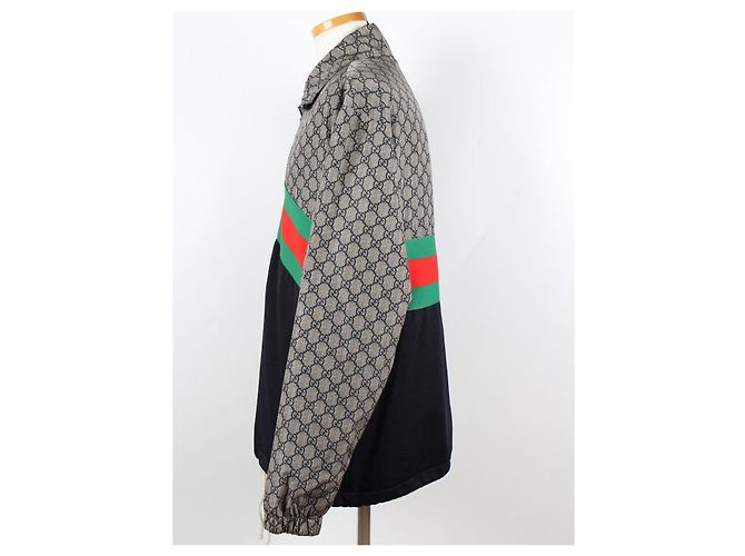 Gucci Giacca a vento in jacquard Multicolore - vista 3
