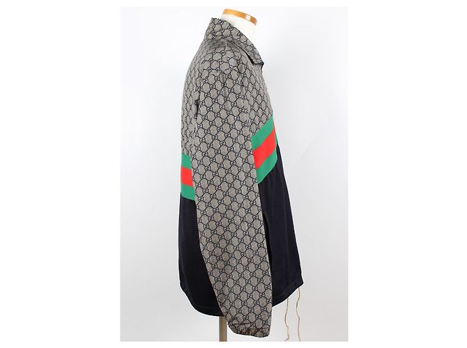 Gucci Giacca a vento in jacquard Multicolore - vista 4