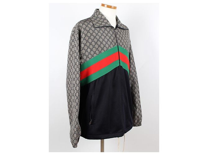 Gucci Giacca a vento in jacquard Multicolore - vista 5