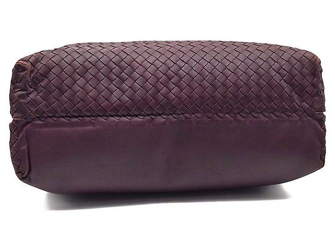 Bottega Veneta Borsa a tracolla con doppio manico Intrecciato Rosso - vista 7