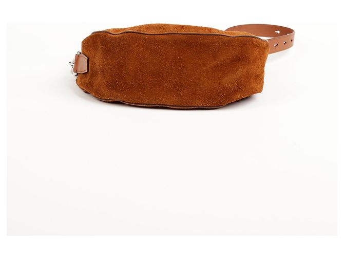 Burberry Piccola borsa a tracolla da notte in pelle scamosciata bruciato Multicolore - vista 6