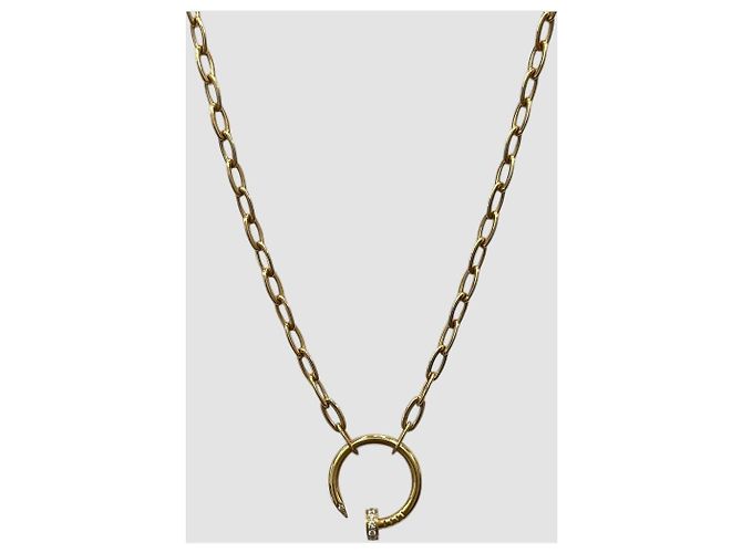 Cartier Collana Juste un Clou Rose Gold Diamond Rosa - vista 2