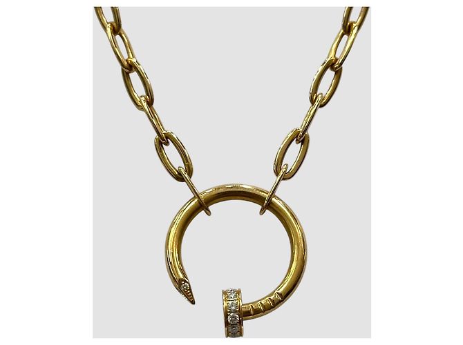 Cartier Collana Juste un Clou Rose Gold Diamond Rosa - vista 4