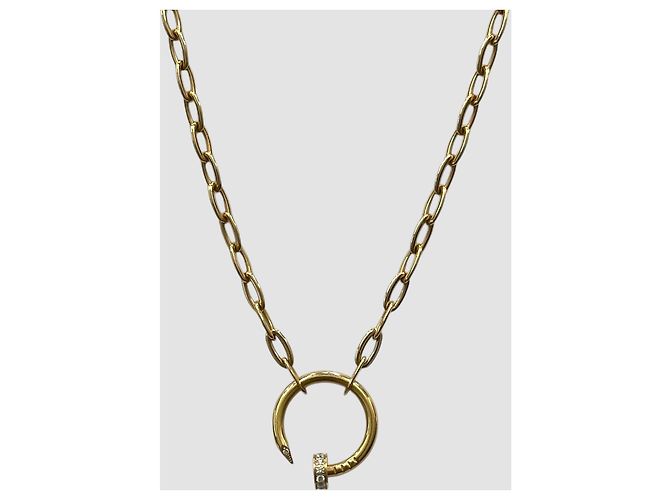 Cartier Collana Juste un Clou Rose Gold Diamond Rosa - vista 5