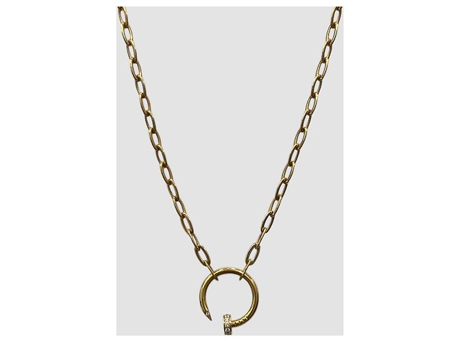Cartier Collana Juste un Clou Rose Gold Diamond Rosa - vista 7