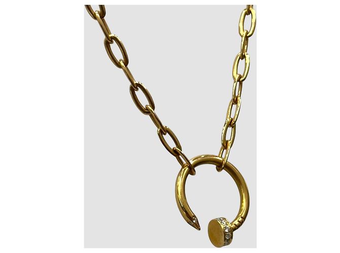 Cartier Collana Juste un Clou Rose Gold Diamond Rosa - vista 8