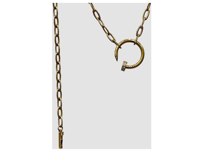Cartier Collana Juste un Clou Rose Gold Diamond Rosa - vista 9