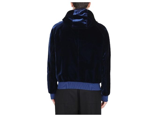 Tom Ford Giacca con cappuccio in velluto effetto coccodrillo Multicolore - vista 10
