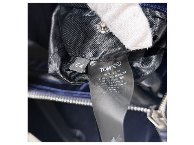 Tom Ford Giacca con cappuccio in velluto effetto coccodrillo Multicolore - vista 7