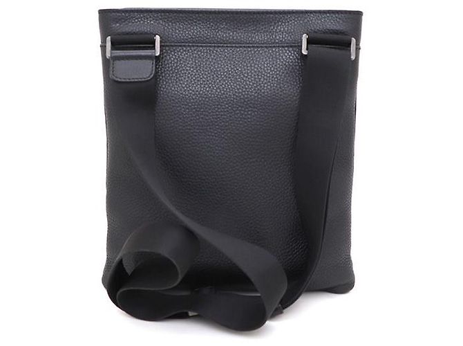 Salvatore Ferragamo Borsa a tracolla in pelle con logo Florence Nero - vista 3