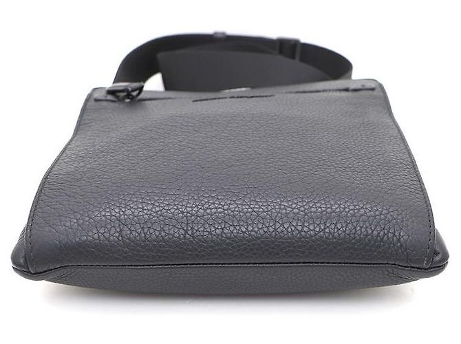 Salvatore Ferragamo Borsa a tracolla in pelle con logo Florence Nero - vista 6